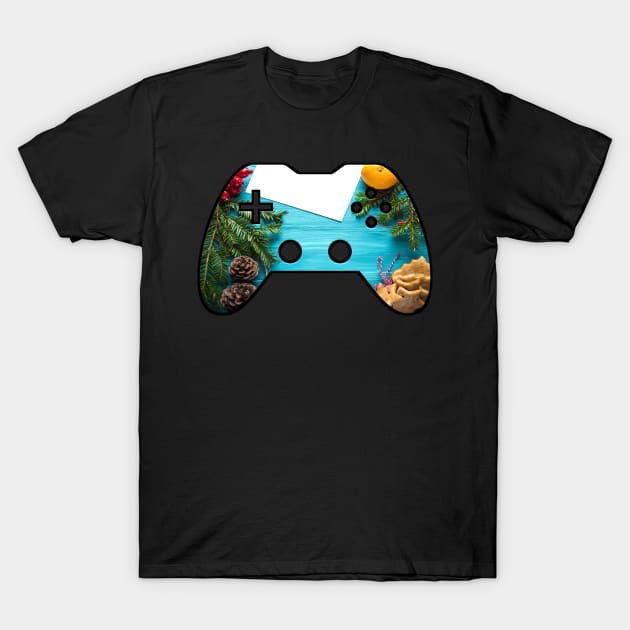 Holiday Gamer - Graphic Gaming - Video Game Lover - Christmas Gift T-Shirt by MaystarUniverse